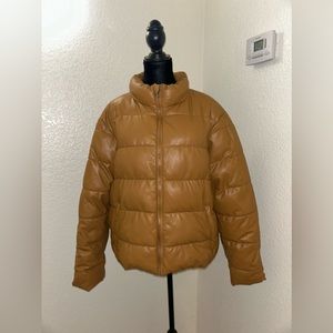 Puffy Caramel jacket